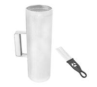 Stainless Steel Guiro Musical Percussion Instrument with Scraper, Professional Quality Sound, RustResistant Material, Clear and Pleasant Tones, Ideal for Professional