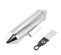 Stainless Steel Guiro Percussion Instrument | Well - Made Musical Scraper for Latin/Jazz/Classroom | Sturdy Metal Guiro with Ergonomic Grip | Clear & Pleasant Sound