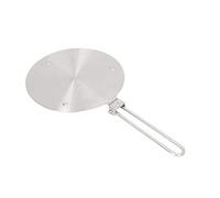 Stainless Steel Heat Diffuser Plate, Cooking Plate for Induction Cooker, Even Heat Distribution with Handle for Gas Electric Stovetop, Compatible with Ceramic Pot Iron Pan (ventiquattro#)