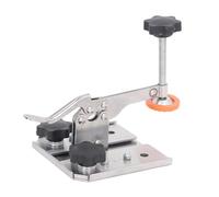 Stainless Steel Hold Down Clamp | Quick Press Clamp for Woodworking/DIY Projects | Non - Slip Rubber Grip | 35mm Thickness Capacity | Screw/Track Mount