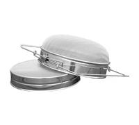 Stainless Steel Honey Strainer - Bee Keeping Extract Tools with Adjustable Handles, Bee Sieve Honey Strainer with Extendable Arms, Double Mesh Filter for Detriti Removal and Pure Honey Extraction