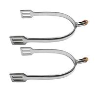 Stainless Steel Horse Spurs For Men With Rotating Gear Equestrian Tool | Enhance your ride with lightweight chrome-plated zinco alloy horse spurs featuring smooth rotating gears for safe