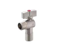 Stainless Steel Hot And Cold Angle Valve, Large Flow Triangle Water Stop Switch 3/4"(T)