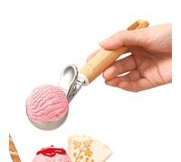 Stainless Steel Ice Cream Scoop, Multi-Purpose Cookie Dough & Fruit Scooper