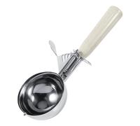 Stainless Steel Ice Cream Scoop with Comfortable Non Slip Handle and Release Lever for Home Kitchen Dessert Shop Cafe Restaurant Food Grade Plastic Handle Available in 9 Sizes (6,8 cm)
