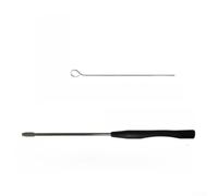 Stainless Steel Inoculation Loop Kit with 50 Nichrome Rings(1mm) | Stainless steel handle, 50 nichrome rings, lightweight design, lab culture tool, sample transfer