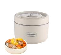 Stainless Steel Insulated Lunch Box - Microwaveable Multi-Layer Portable | 650ml Leak Proof Vacuum Insulated Food Container For Office Workers Students | Japanese Style, Keeps Hot Cold, For Scho