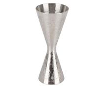 Stainless Steel Jigger, 30ml 45ml Etching Pattern Measuring Cup,