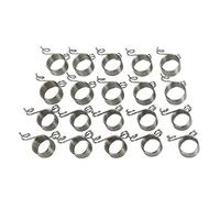 Stainless Steel Knitting Thimble | 20PCS Guide Finger Holder for Crochet & Knitting | Tension Control Tool for Yarn/Sweaters/Scarves | 10 Large & 10 Small Rings