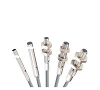 Stainless Steel M3 M4 M5 M6 Mini Proximity Switches Inductive Sensor Switch NPN PNP 0.6mm .8mm 1mm 1.2mm Detective Distance(M5 with thread,1.2mm,PNP NO)