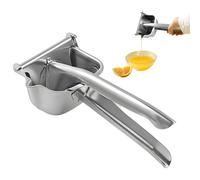 Stainless Steel Manual Juicer - Handheld Fruit Press For Oranges Lemons | Deepened Juicing Tank For Maximum Extraction | Professional Grade Rust Proof Citrus Squeezer & Extractor