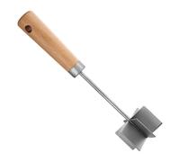 Stainless Steel Meat Grinder, Long Handled Meat Chopper, Rust-resistant and Durable, Suitable for Hamburger, Beef, Turkey, Etc., A Multi-Functional Kitchen Tool., 27 x 6,5 cm