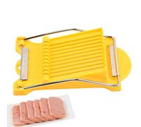 Stainless Steel Meat Slicer - Handheld Tomato Avocado Cheese Slicer | Manual Food Cutter For Hot Dogs Ham Kitchen Prep, Quick And Even Thickness Control Tool For Daily Cooking At Home Or Camping
