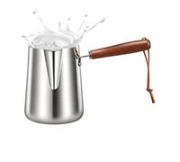 Stainless Steel Milk Pitcher - Calore resistente Steaming Jug - Coffee Tool | Cappuccino Pitcher Pouring Jug Latte Espresso Coffee Cafe Bar Campeggio Dorm Kitchen Picnic