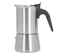 Stainless steel mocha pot, espresso machine 304 stainless steel multifunctional stove coffee pot for brewing coffee, heating water and milk (200ML)