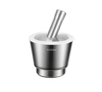 Stainless Steel Mortar and Pestle Set for Spice Garlic Grinding(Medium)