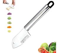 Stainless Steel Multi-Purpose Julienne Peeler,Vegetable Julienne Slicer Quick,Easy Kitchen Shredder Tool,Comfortable Handle & Hanging Hole, for Fruit, Potatoes, Carrot, Cucumber (1PC)