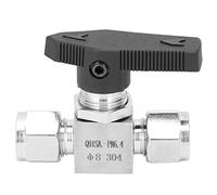 Stainless Steel Needle Valve | 2 - Way High Pressure Flow Control for Water/Oil/Gas | 304 SS Valve with 930PSI Highest Pressure | SS - 44S6 (F8)