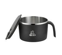 Stainless Steel Noodle Bowl - Large Meal Container | Durable Food Prep Bowl For Breakfast, Lunch, Or Dinner, Perfect For Work, School, College, Office, Kitchen, Travel, Camping, Or Picnic Use