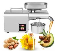 Stainless Steel Oil Press Machine, Hot/Cold Essential Oil Expeller