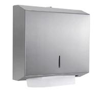 Stainless Steel Paper Towel Holder | 304 Non - Corrosive Wall Mounted Toilet Tissue Organizer | 2 Installation Ways for Bathroom/Kitchen/Restroom | Brushed Metal Design