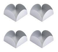 Stainless Steel Paper Towel Holder - Square Vertical Napkin Dispenser Modern Tabletop Tissue Stand Scatola di fazzoletti(Silver)