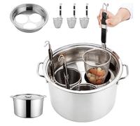 Stainless Steel Pasta Cooker, Pot With Removable Strainer Basket, Spaghetti Steamer e Multipurpose Cookware, Ideal For Home Cooking, Family Meals, Meal Prep, Holiday Dinners