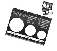 Stainless Steel Pasta Tool - Spaghetti Measuring Ruler, Noodle Portions with Multiple Servings, Kitchen Gadget with Sturdy Metal, Cooking Accessory Easy Read, Meal Prep for Restaurant Home