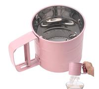 Stainless Steel Pastry Sieve, Powdered Sugar Sifter Cup, Portable Powder Sifters, Baking Sifter Tool, Flour Sifter for Baking, Fine Mesh Sifter, Stainless Steel Sifter for Flours, Coarse Flour Sifter