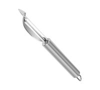 Stainless Steel Peeler with Swiveling Double Blade, Premium Fruit Vegetable Peeler with Ergonomic Handle