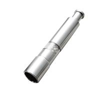 Stainless Steel Pepper Grinder - 15 cm Thumb Press Salt Mill, Portable Crusher For Travel, Easy Cumin Grinder | Kitchen Must Have Tool Cooking Gadget Food Grade Acrylic