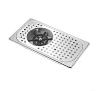 Stainless Steel per espresso Cup Washer 32cm Drain Tray Stainless(silver extended length)