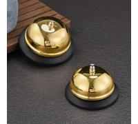 Stainless Steel per service Bell 8.5cm Loud Ring Stainless Steel(Small Silver)