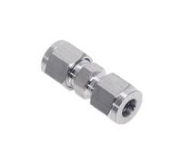 Stainless Steel Pipe and two ferrule tube fitting 304 SS Pipe straight fitting 1/8'' 3/8'' 1/2'' 4mm 10mm,6mm to 6mm