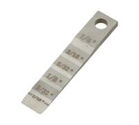 Stainless Steel Pipe Spacer Wedge 6-Step Gauge for Welding | stainless steel, resists rust, per ideal for shipbuilding, 6 precise steps, long-lasting tool