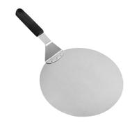 Stainless Steel Pizza Peel With Comfortable Handle, 10” And 12” Round Cake And Pizza Spatula, Durable Baking Tool For Home Kitchen Or Bakery, 43.5x25.3cm / 48.2x30.4cm, Ideal For Transferring Ṕizza