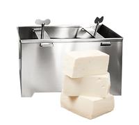 Stainless Steel Press - Manual Bean Curd Maker Mold, Durable Food Grade Cheese Paneer Pressing Tool, Easy Clean Kitchen Accessory | Home Restaurant Vegetarian Cooking Commercial Camping Outdoor M