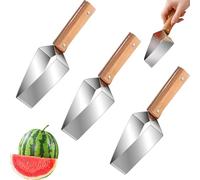 Stainless Steel Quick Watermelon Cutter, Triangle Watermelon Cutter, Stainless Steel Multifunctional Fruit Slicing and Meat Divider for Home Kitchen Camping Picnic (3pcs)