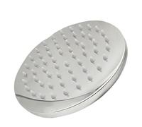 Stainless Steel Rainfall Shower Head Large Round Flow Supercharge Rain Sprayer ABS 360 Adjustable Bathroom Shower Accessories(4 inch)