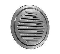 Stainless Steel Range Hood Flat Head Exterior Wall Air Outlet Wind Shield Range Hood Exhaust Pipe Exhaust Outlet Ventilation Mesh Cover(110mm(4.3inch),304)
