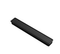 Stainless Steel Recessed Handles | Multicolor 99mm/164mm Size: For Kitchen Cabinetry, Sliding Doors, Marine Office Use(Matte Black164mm)