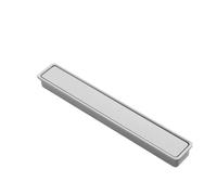 Stainless Steel Recessed Handles | Multicolor 99mm/164mm Size: For Kitchen Cabinetry, Sliding Doors, Marine Office Use(Light Gray 164mm)