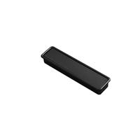 Stainless Steel Recessed Handles | Multicolor 99mm/164mm Size: For Kitchen Cabinetry, Sliding Doors, Marine Office Use(Matte Black 99mm)