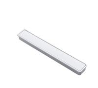 Stainless Steel Recessed Handles | Multicolor 99mm/164mm Size: For Kitchen Cabinetry, Sliding Doors, Marine Office Use(Matte White 164mm)
