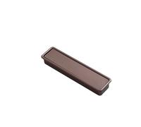 Stainless Steel Recessed Handles | Multicolor 99mm/164mm Size: For Kitchen Cabinetry, Sliding Doors, Marine Office Use(Coffee 99mm)