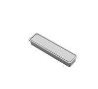 Stainless Steel Recessed Handles | Multicolor 99mm/164mm Size: For Kitchen Cabinetry, Sliding Doors, Marine Office Use(Light Gray 99mm)
