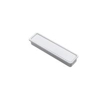 Stainless Steel Recessed Handles | Multicolor 99mm/164mm Size: For Kitchen Cabinetry, Sliding Doors, Marine Office Use(Matte White 99mm)