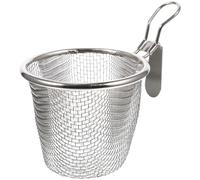 Stainless Steel Reusable Pasta Basket Strainer Spoon for Easy Food Draining