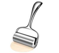 Stainless Steel Rolling Pin - Eřgõnomic Dumpling Pasta Pizza Maker | Household Kitchen Tool, Dishwasher Safe | Non-Stick