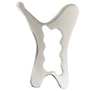 Stainless Steel Scraping Board - Muscle Massage Plate | Tool For Face Scraper Arms Neck Shoulder | High-Grade Body Gua Sha Back Leg Relieve Tension Edges Portable Relaxation Present